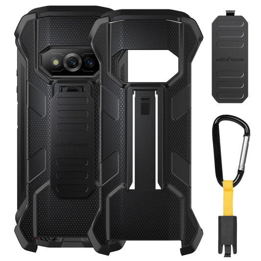 For Ulefone Power Armor 15 Ulefone Back Clip Phone Case with Carabiner (Black) - Ulefone Cases by Ulefone | Online Shopping South Africa | PMC Jewellery