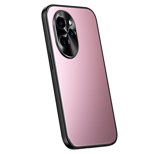 For Honor 100 Pro R-JUST RJ-61 Electroplating Frosted TPU + PC Phone Case(Pink) - Honor Cases by R-JUST | Online Shopping South Africa | PMC Jewellery