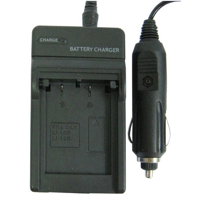 Digital Camera Battery Charger for OLYMPUS Li-10B/ Li-12B/ DBL10(Black) - Battery Car Charger by PMC Jewellery | Online Shopping South Africa | PMC Jewellery