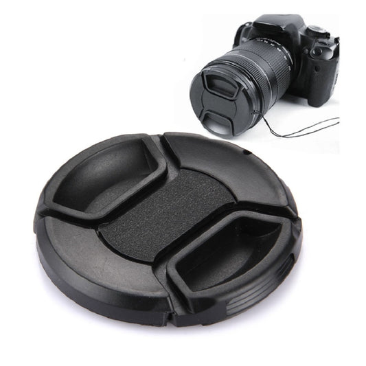 62mm Center Pinch Camera Lens Cap(Black) - Lens Cap by PMC Jewellery | Online Shopping South Africa | PMC Jewellery