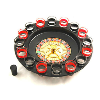 16 Shot Turntable Drinking Roulette Set - Gambling by PMC Jewellery | Online Shopping South Africa | PMC Jewellery