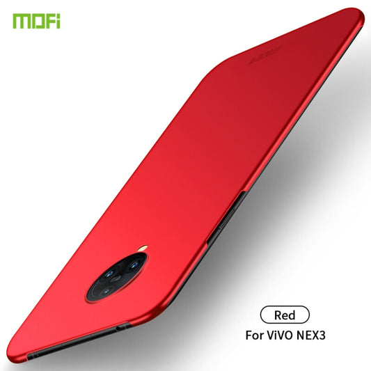 For  VIVO NEX3 MOFI Frosted PC Ultra-thin Hard Case(Red) - vivo Cases by MOFI | Online Shopping South Africa | PMC Jewellery