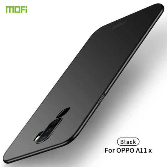 For  OPPO A11x MOFI Frosted PC Ultra-thin Hard Case(Black) - OPPO Cases by MOFI | Online Shopping South Africa | PMC Jewellery