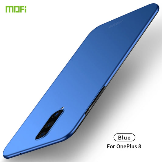 For  OnePlus 8 MOFI Frosted PC Ultra-thin Hard Case(Blue) - OnePlus Cases by MOFI | Online Shopping South Africa | PMC Jewellery