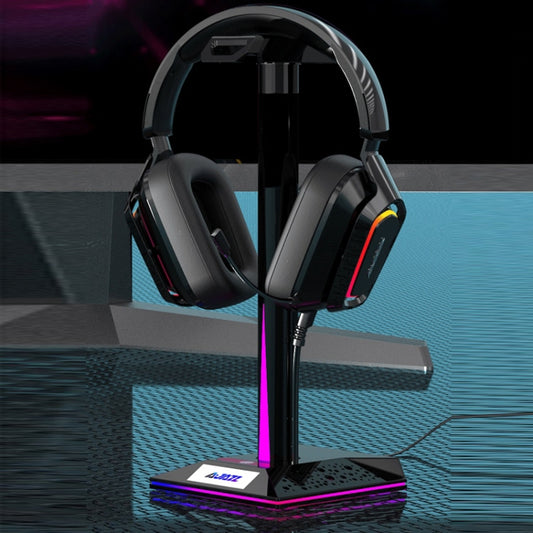 Ajazz EB01 Desktop Vertical RGB Lighting Headset Stand(Black) - Headset Stand by Ajazz | Online Shopping South Africa | PMC Jewellery