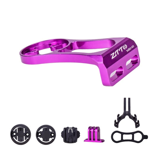 ZTTO Mountain Bike Stopwatch Mount Bicycle Extension Stand, Color: Purple - Holders by ZTTO | Online Shopping South Africa | PMC Jewellery