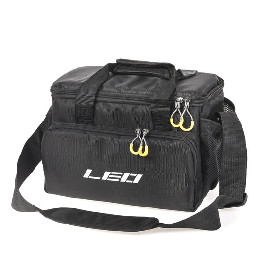 LEO 28048 Thickening Square Road Sub Bag Bait Wheel Fishing Gear Bag(Black) - Storage Boxes & Storage Bags by LEO | Online Shopping South Africa | PMC Jewellery