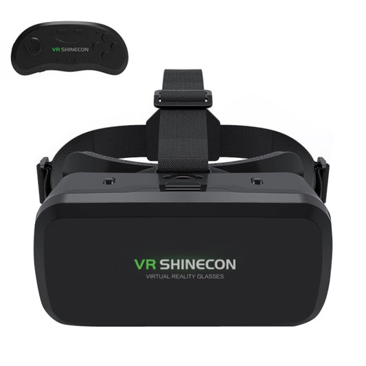 VR SHINECON G06A+B01 Handle Mobile Phone VR Glasses 3D Virtual Reality Head Wearing Gaming Digital Glasses - VR Headset by VR SHINECON | Online Shopping South Africa | PMC Jewellery