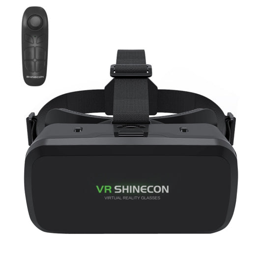 VR SHINECON G06A+B03 Handle Mobile Phone VR Glasses 3D Virtual Reality Head Wearing Gaming Digital Glasses - VR Headset by VR SHINECON | Online Shopping South Africa | PMC Jewellery