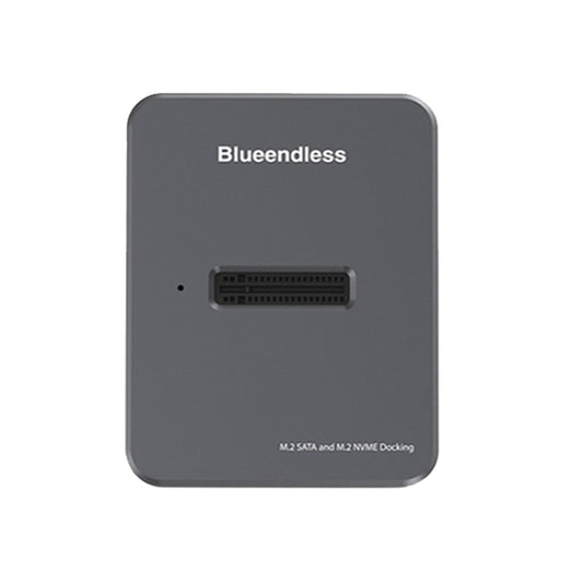 Blueendless SD03 M.2 SATA/NVME Dual Protocol Solid-State Hard Disk Base(Gray) - HDD Enclosure by Blueendless | Online Shopping South Africa | PMC Jewellery