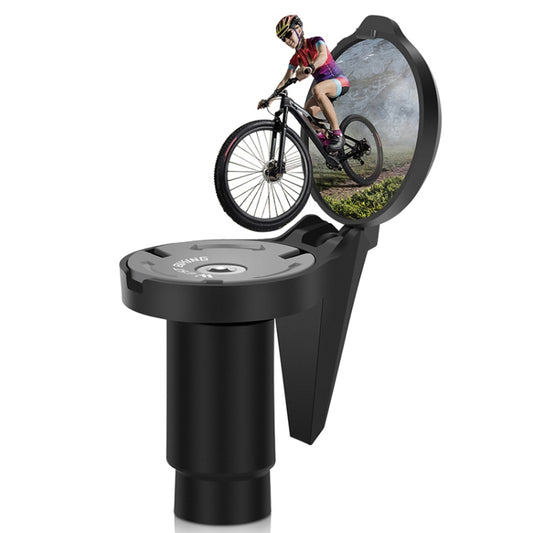 WEST BIKING Bicycle Handlebar Convex Rear View Mirror(Black) - View Mirrors by WEST BIKING | Online Shopping South Africa | PMC Jewellery
