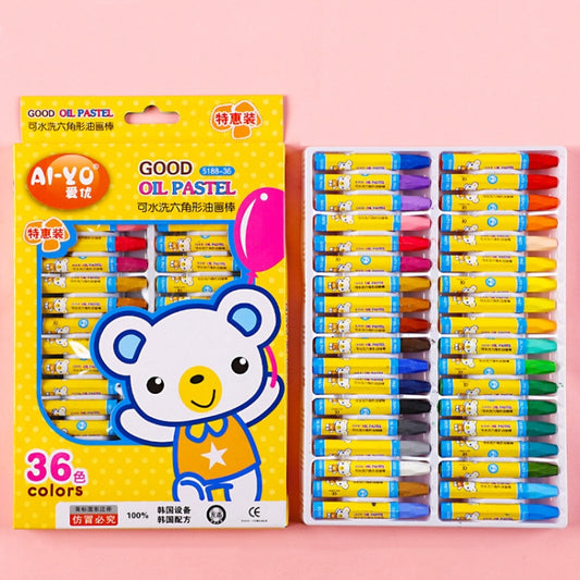 AIYO Washable Painting Crayons Childrens Oil Paint Stick Set, Specification: 36 Colors - Art Supplies by AIYO | Online Shopping South Africa | PMC Jewellery