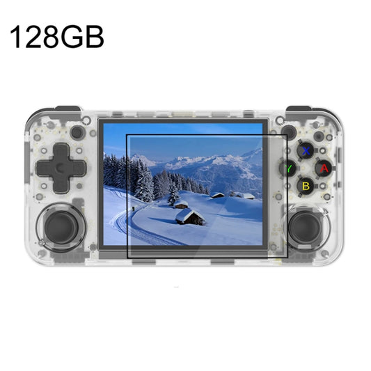 ANBERNIC RG35XX H Handheld Game Console 3.5 Inch IPS Screen Linux System 64GB+128GB(Transparent White) - Pocket Console by ANBERNIC | Online Shopping South Africa | PMC Jewellery