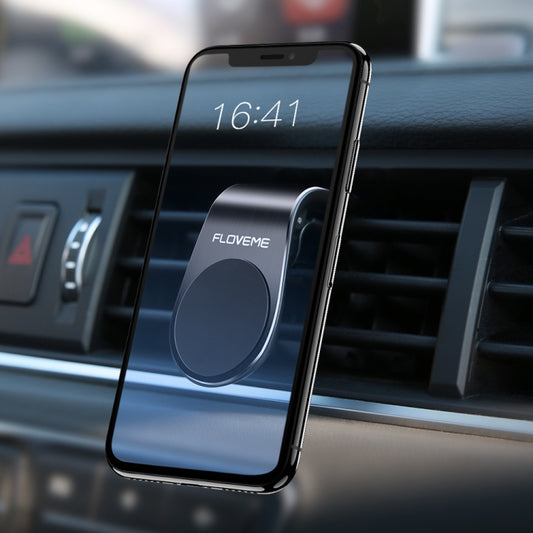 FLOVEME Auto Car Air Outlet Vent Magnetic Mount Phone Holder Stand (Silver) - Car Holders by FLOVEME | Online Shopping South Africa | PMC Jewellery