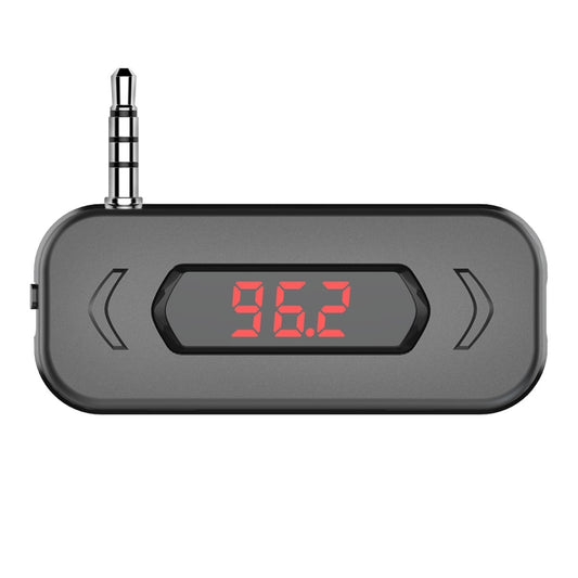 Doosl DSER116 Multifunctional Car FM Transmitter Wireless Music Receiver with 3.5mm Jack & LCD Display, Support Hands-free Call(Black) - Bluetooth Car Kits by DOOSL | Online Shopping South Africa | PMC Jewellery