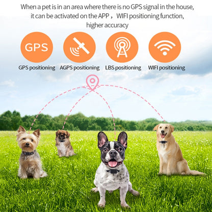 P03 2G Waterproof Pet GPS Tracker GPS+AGPS+WiFi+LBS Locator - Pet Tracker by PMC Jewellery | Online Shopping South Africa | PMC Jewellery