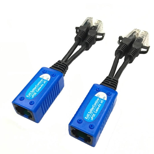 2 PCS Anpwoo UPOE01 Spliceable 2 in 1 POE (Power + Ethernet) Passive Twisted Transceiver - Video Balun by Anpwoo | Online Shopping South Africa | PMC Jewellery