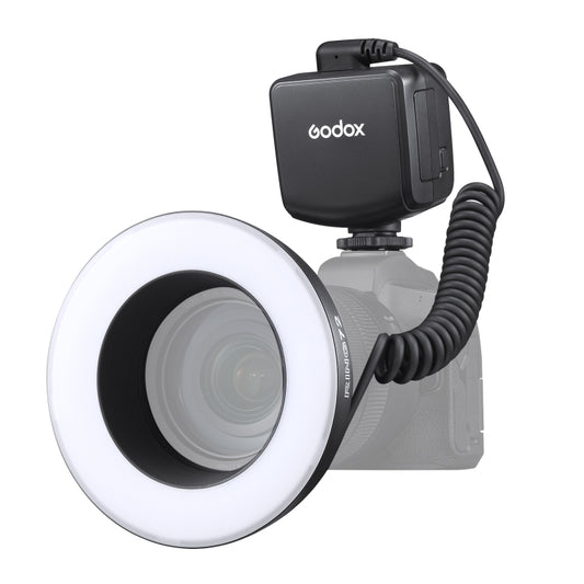 Godox Ring72 Macro Ring 48 LED Flash Light with 8 Different Size Adapter Rings(Black) - Ring Light Flashes by Godox | Online Shopping South Africa | PMC Jewellery