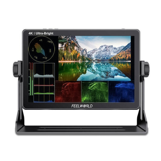 FEELWORLD LUT11 10.1 inch Ultra High Bright 2000nit Touch Screen DSLR Camera Field Monitor, 4K HDMI Input Output 1920 x 1200 IPS Panel(UK Plug) - On-camera Monitors by FEELWORLD | Online Shopping South Africa | PMC Jewellery