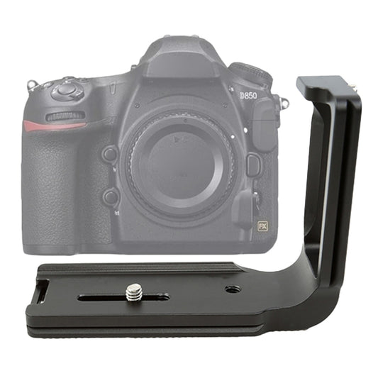FITTEST FLN-D850 Vertical Shoot Quick Release L Plate Bracket Base Holder for Nikon D850(Black) - L-Bracket by FITTEST | Online Shopping South Africa | PMC Jewellery