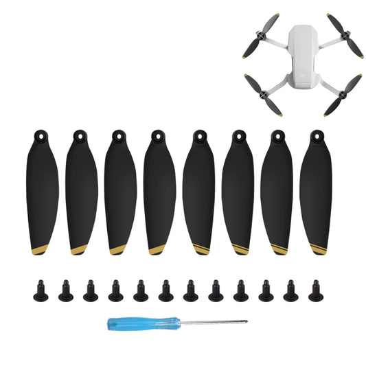 8PCS/Set Sunnylife 4726F Low Noise Quick-release Wing Propellers for DJI Mavic Mini 1(Gold) - DIY Propeller by Sunnylife | Online Shopping South Africa | PMC Jewellery
