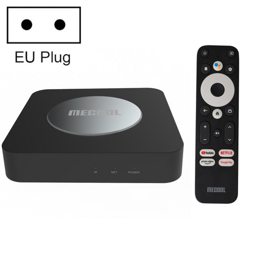 MECOOL KM2 Plus 4K Smart TV BOX Android 11.0 Media Player with Remote Control, Amlogic S905X2 Quad Core, RAM: 2GB, ROM: 16GB, EU Plug - Amlogic S905 by MECOOL | Online Shopping South Africa | PMC Jewellery