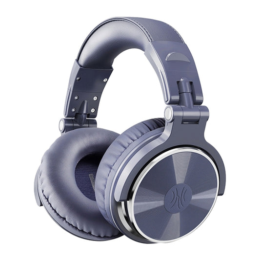 OneOdio Pro-10 Head-mounted Noise Reduction Wired Headphone with Microphone, Color:Grey Blue - Multimedia Headset by OneOdio | Online Shopping South Africa | PMC Jewellery