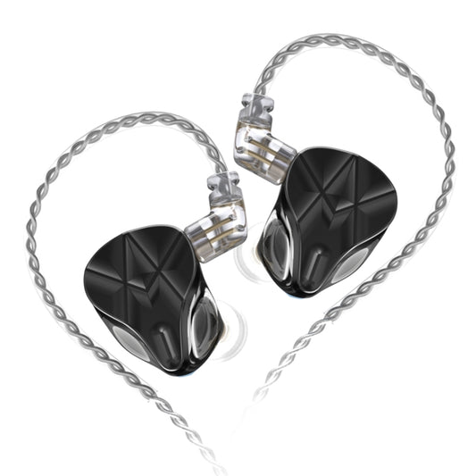 KZ ASF 10-unit Balance Armature Monitor HiFi In-Ear Wired Earphone No Mic(Black) - In Ear Wired Earphone by KZ | Online Shopping South Africa | PMC Jewellery