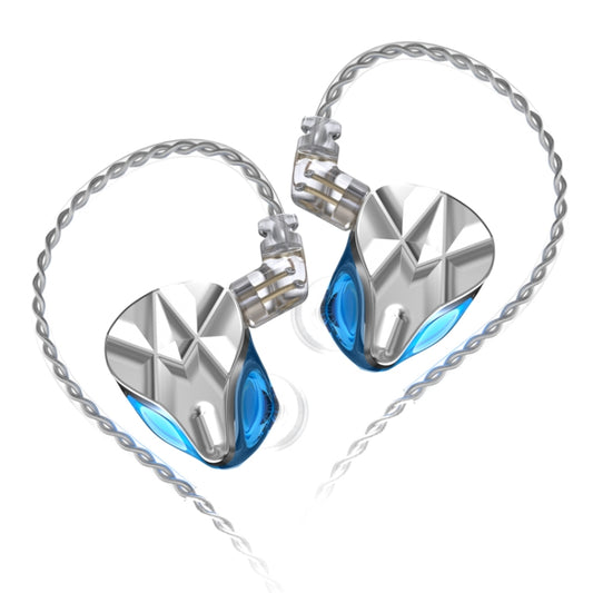 KZ ASF 10-unit Balance Armature Monitor HiFi In-Ear Wired Earphone No Mic(Blue) - In Ear Wired Earphone by KZ | Online Shopping South Africa | PMC Jewellery