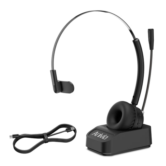 Anivia A8 Bluetooth Telephone Headset with Noise-cancelling Microphone(Black) - Multimedia Headset by SADES | Online Shopping South Africa | PMC Jewellery