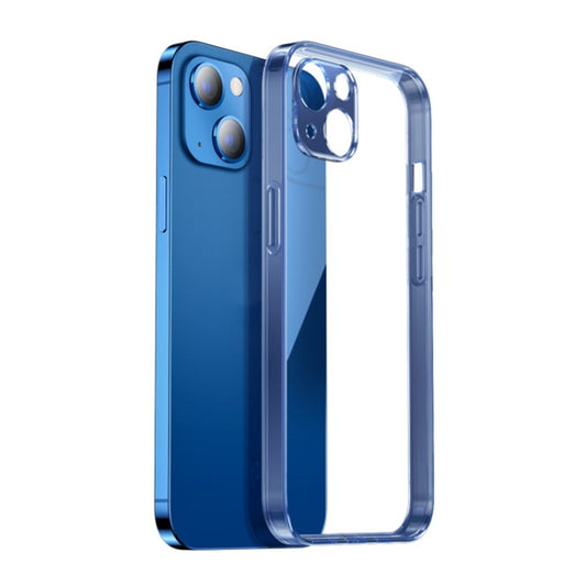 For iPhone 13 JOYROOM JR-BP911 Star Shield TPU + Aviation Glass Phone Case(Transparent Blue) - iPhone 13 Cases by JOYROOM | Online Shopping South Africa | PMC Jewellery