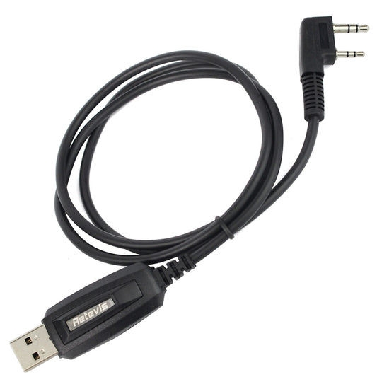 RETEVIS J9110P Dedicated USB Programming Cable for RT3S Series EDA0014386 / EDA0014407(Black) - Other Accessories by RETEVIS | Online Shopping South Africa | PMC Jewellery