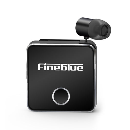 Fineblue F1 Lavalier Bluetooth Earphone, Support Vibration Reminder(Black) - Bluetooth Earphone by Fineblue | Online Shopping South Africa | PMC Jewellery