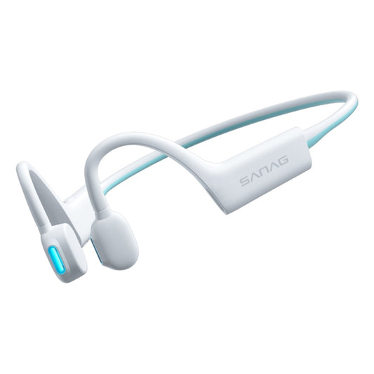 Sanag A7S Bone Conduction Portable Sports Bluetooth Headset(White Blue) - Sport Earphone by Sanag | Online Shopping South Africa | PMC Jewellery