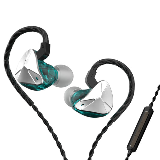 CVJ Demon Double Dynamic Coil HiFi Music Wired Earphone With Mic(Silver) - In Ear Wired Earphone by CVJ | Online Shopping South Africa | PMC Jewellery