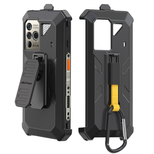 For Ulefone Power Armor 18T Ulefone Back Clip Phone Case with Carabiner (Black) - Ulefone Cases by Ulefone | Online Shopping South Africa | PMC Jewellery