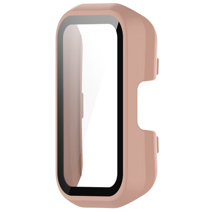 For Keep Band B3 PC + Tempered Glass Film Integrated Watch Protective Case(Pink) - Smart Wear by PMC Jewellery | Online Shopping South Africa | PMC Jewellery