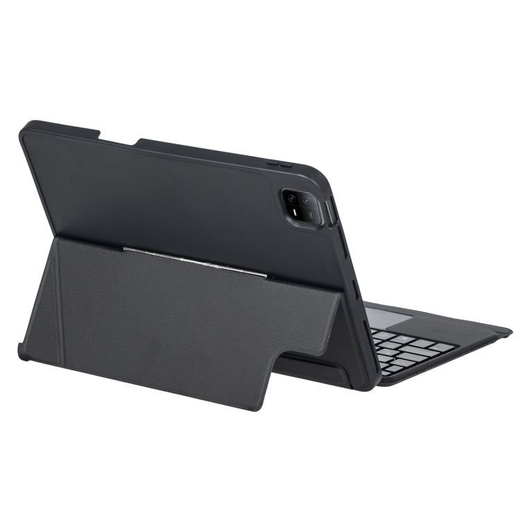 For Xiaomi Pad 6 / Pad 6 Pro T0N7-AS Detachable Pen Slot Touchpad Backlight Bluetooth Keyboard Leather Tablet Case(Black) -  by PMC Jewellery | Online Shopping South Africa | PMC Jewellery