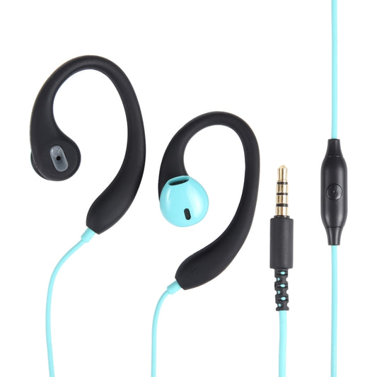 Mucro R12 Wired Stereo Over-Ear Sports Earphone, Length: 1.2m(Blue) - Sport Earphone by Mucro | Online Shopping South Africa | PMC Jewellery