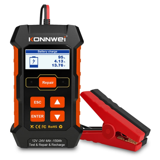 KONNWEI KW520 12V / 24V 3 in 1 Car Battery Tester with Detection & Repair & Charging Function(EU Plug) - Code Readers & Scan Tools by KONNWEI | Online Shopping South Africa | PMC Jewellery