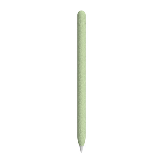 For Apple Pencil 1 LOVE MEI Frosted Leather Texture Silicone Protective Pen Case(Green) - Pencil Accessories by LOVE MEI | Online Shopping South Africa | PMC Jewellery