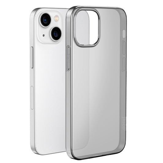 For iPhone 15 Plus hoco Light Series Soft TPU Phone Case(Transparent Black) - iPhone 15 Plus Cases by hoco | Online Shopping South Africa | PMC Jewellery
