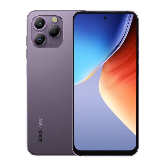 [HK Warehouse] Blackview A96, 8GB+256GB, Side Fingerprint, 6.5 inch Android 13 MediaTek Helio G99 Octa Core up to 2.2GHz, Network: 4G, NFC, OTG(Provence Purple) - Blackview by Blackview | Online Shopping South Africa | PMC Jewellery