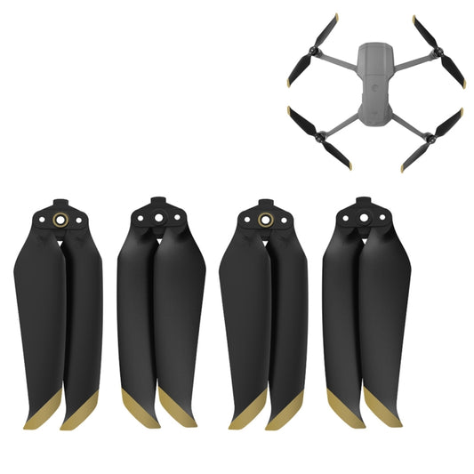 2 Pairs Sunnylife 7238F-2 For DJI Mavic Air 2 / Air 2S Low Noise Quick-release Propellers(Gold) - DIY Propeller by Sunnylife | Online Shopping South Africa | PMC Jewellery