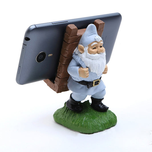 Keepwood KW-0111C Santa Claus Dwarf Shape Creative Desktop Mobile Phone Holder Bracket - Desktop Holder by Keepwood | Online Shopping South Africa | PMC Jewellery