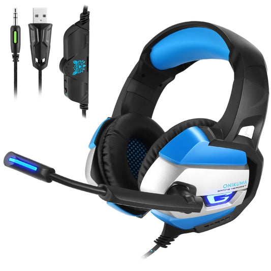 ONIKUMA K5 Deep Bass Gaming Headphone with Microphone & LED Light, For PS4, Smartphone, Tablet, Computer, Notebook - Multimedia Headset by ONIKUMA | Online Shopping South Africa | PMC Jewellery