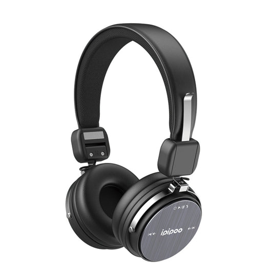ipipoo EP-2 Foldable Head-mounted Wireless Bluetooth Headset Stereo HiFi Headphones, Support Handsfree, MFB Key(Grey) - Headset & Headphone by ipipoo | Online Shopping South Africa | PMC Jewellery