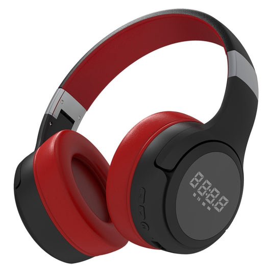 ZEALOT B28 Folding Headband Bluetooth Stereo Music Headset with Display (Red) - Headset & Headphone by ZEALOT | Online Shopping South Africa | PMC Jewellery