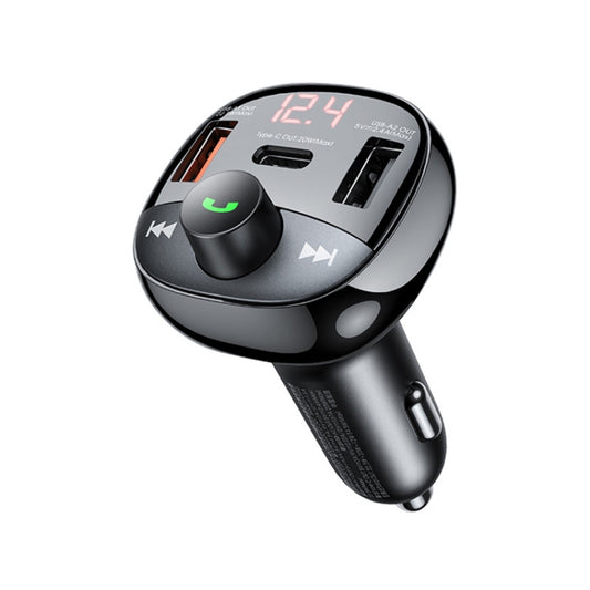 REMAX RCC331 Rodi Series 3 in 1 Car 54.5W PD Fast Charger Support FM / TF Card / Bluetooth Hands-free Calling - Car Charger by REMAX | Online Shopping South Africa | PMC Jewellery