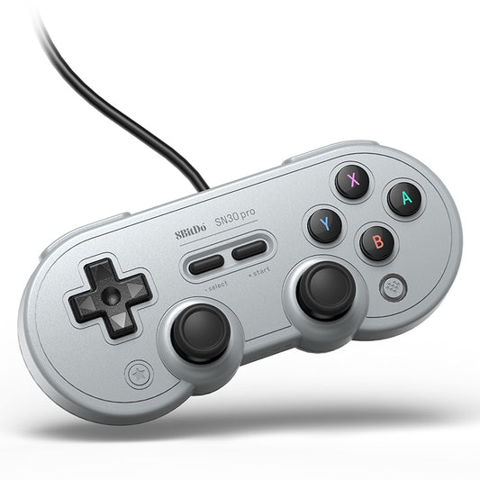8Bitdo SN30 PRO USB Wired Gamepad Joystick for Swith / Steam / PC(Grey) - Controller Gamepad by 8BitDo | Online Shopping South Africa | PMC Jewellery